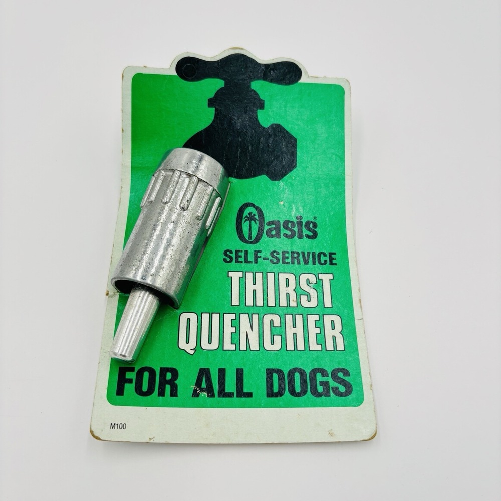 Oasis Thirst Quencher Self Service Faucet Dog Water Drink Aluminum Rust Free